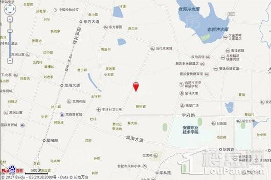 绿都地产少荃府位置图