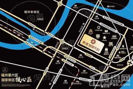 长乐世茂璀璨天城位置图