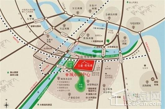 三盛·璞悦湾位置图