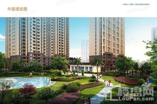 中铁城江督府效果图