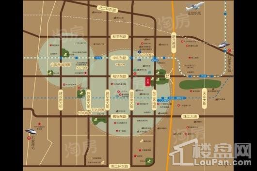 世茂·璀璨裕华位置图