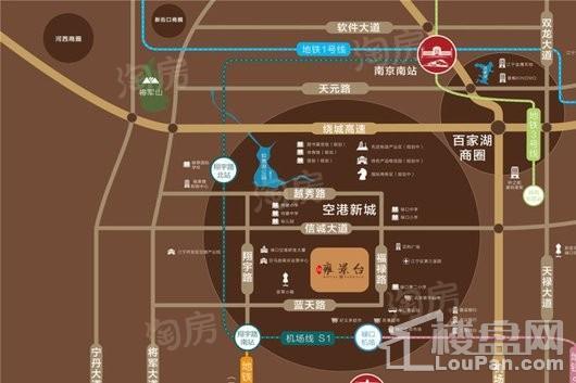 中骏融信雍景台（承露园）位置图