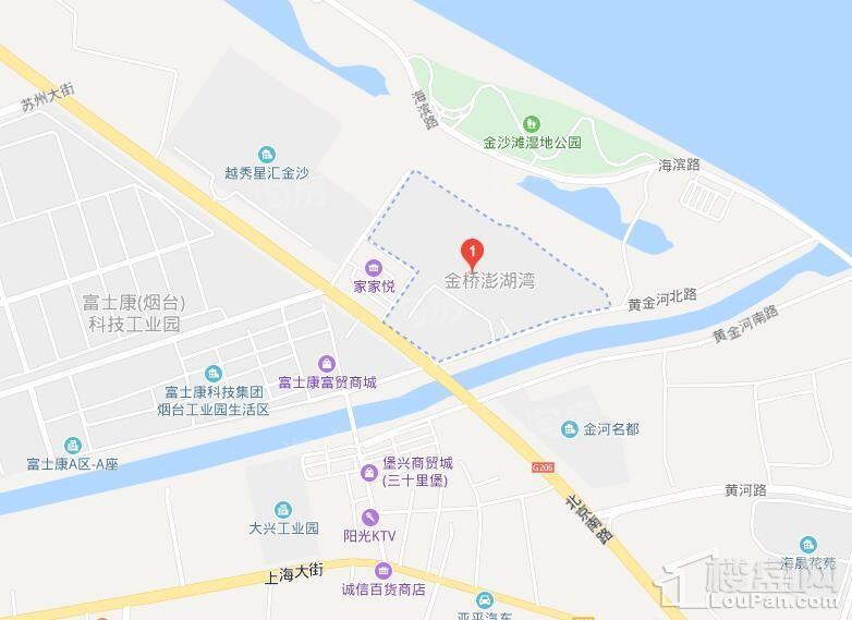 金桥澎湖湾位置图