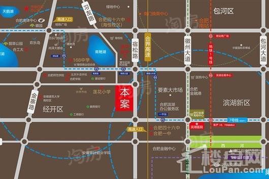 邦泰·科技城位置图