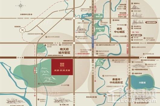 龙湖双珑原著位置图