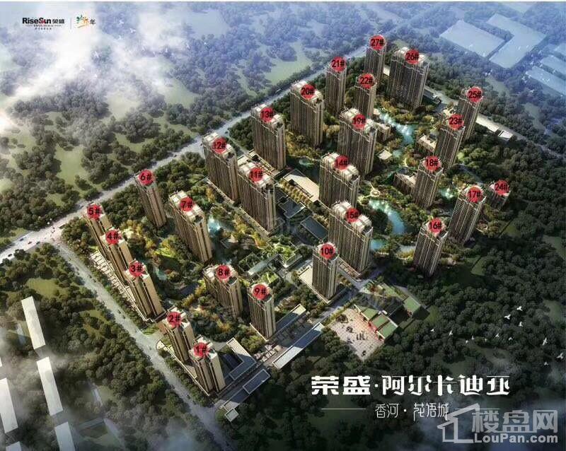 荣盛·阿尔卡迪亚·香河花语城实景图