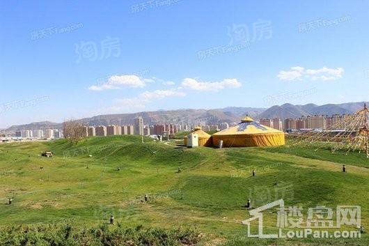 银河国际居住区实景图