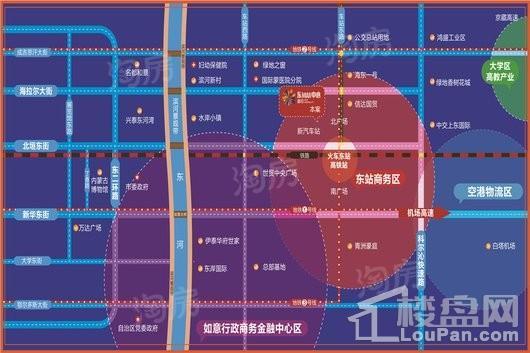 富恒·东MALL中心位置图