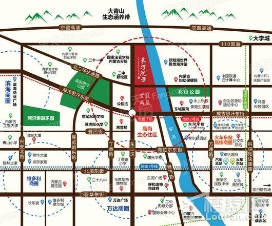 东河·院子位置图