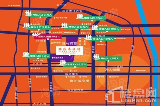 鼎盛华世纪广场位置图