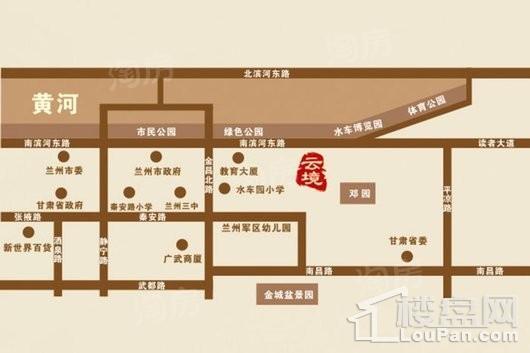 金色堤岸·云境位置图