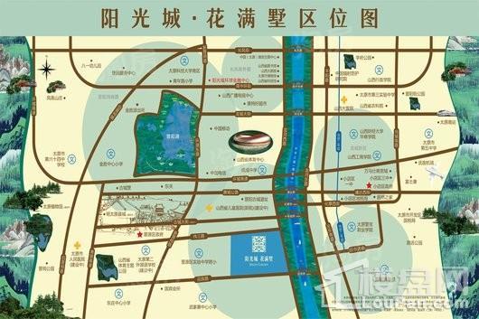 阳光城花满墅位置图
