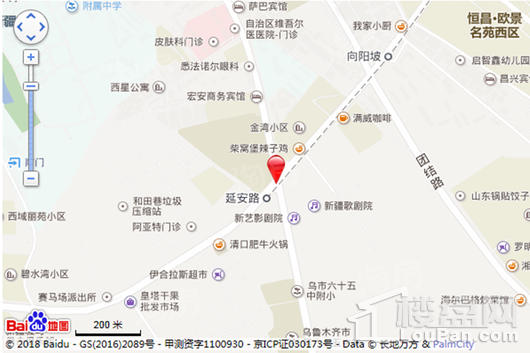 万科翡翠天骄位置图