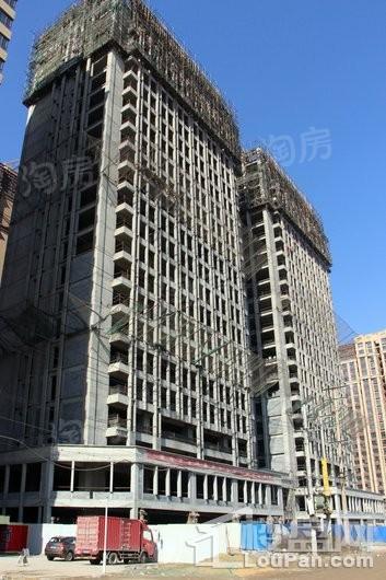东胜紫御公园广场实景图