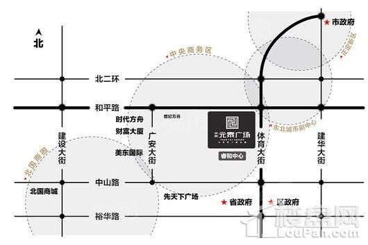 中房元泰广场位置图