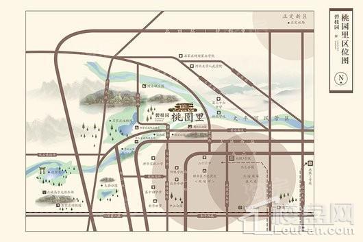 碧桂园桃园里位置图