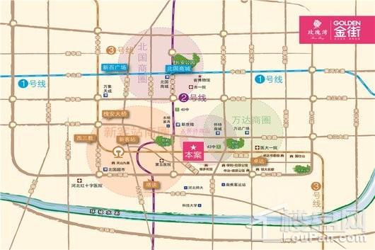 玫瑰湾金街位置图