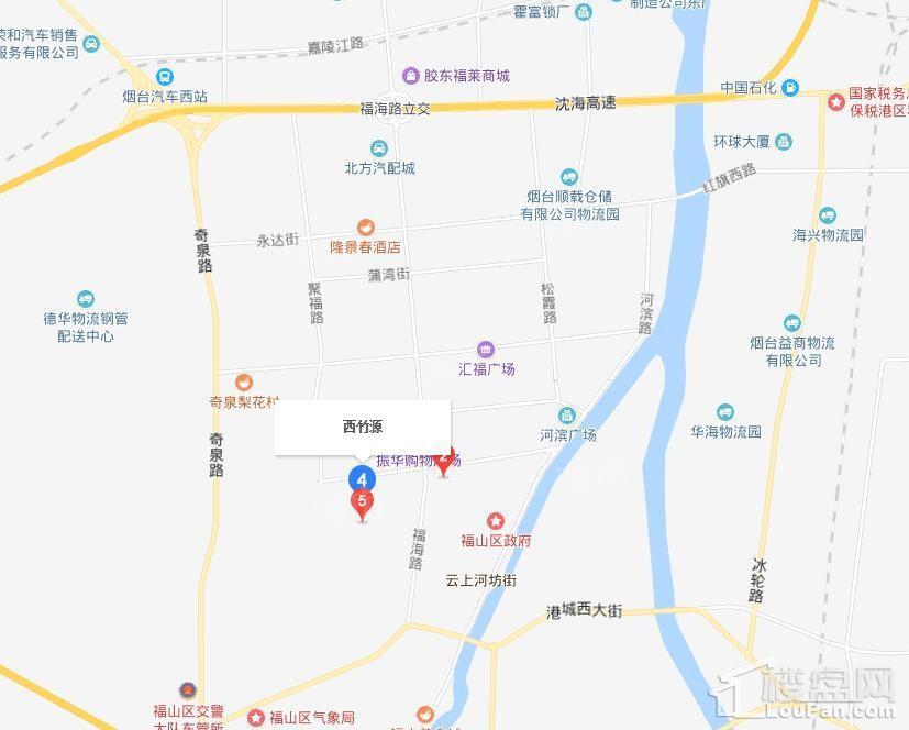 西竹源位置图