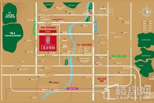 俊发·龙泉俊园位置图