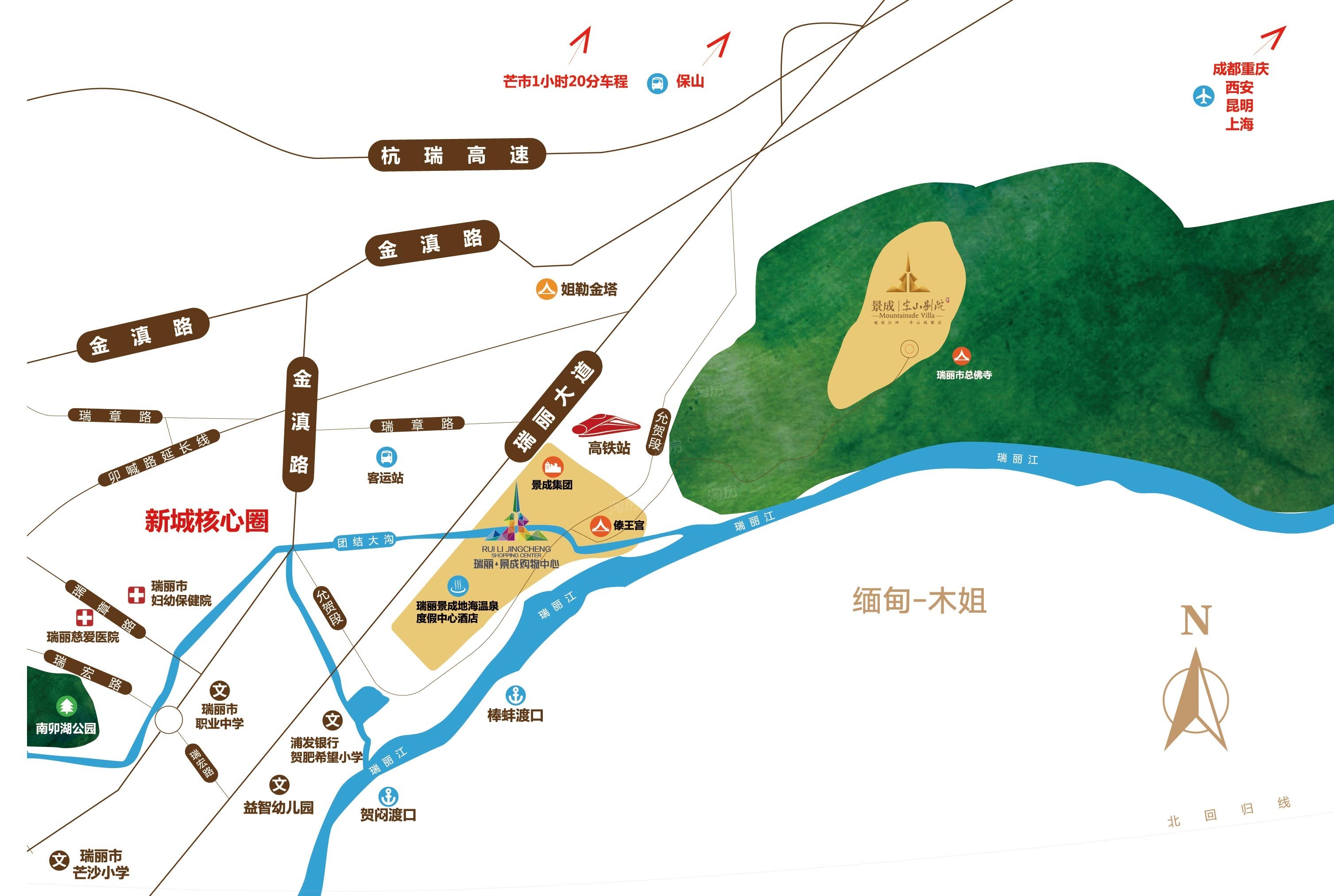 景成新城位置图