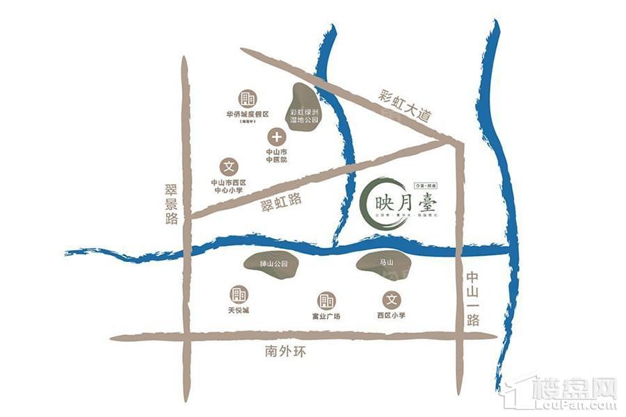 合景招商·映月台位置图