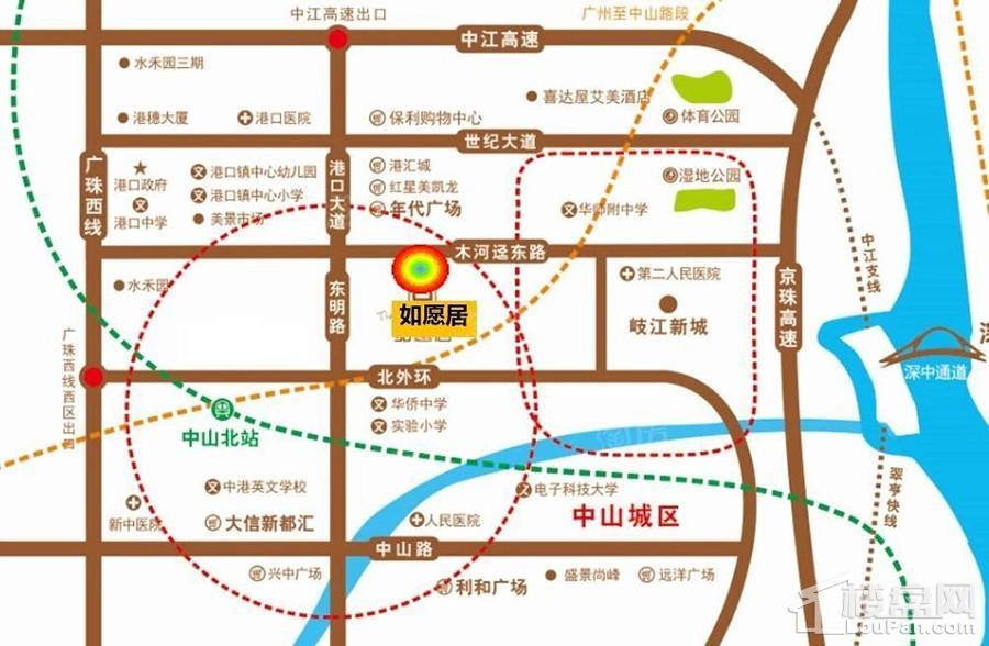 如愿居位置图
