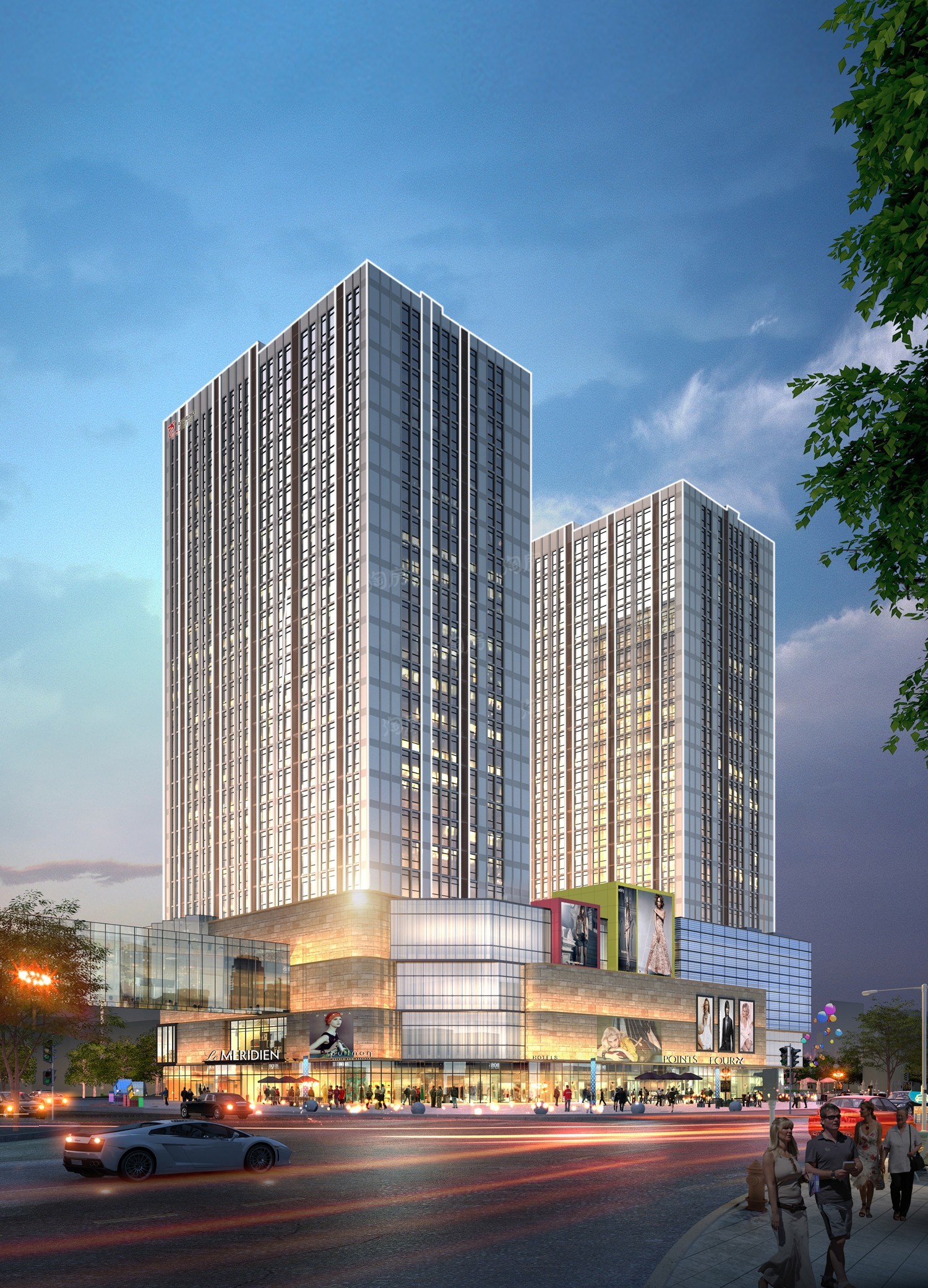 宝龙广场效果图