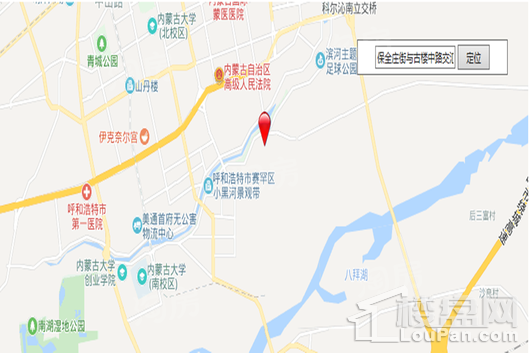 中实·玺樾府位置图