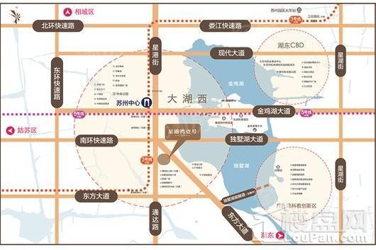 独墅湖西金悦花园位置图