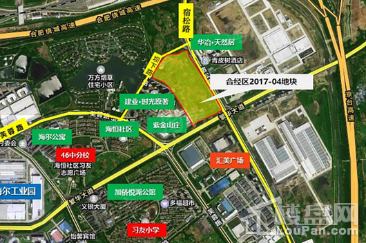 皖投万科·产融中心位置图