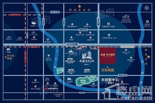 龙湖·春江郦城位置图
