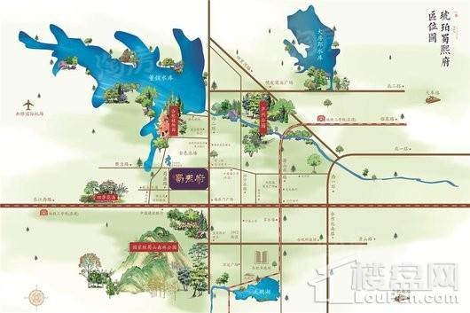 城建琥珀蜀熙府位置图