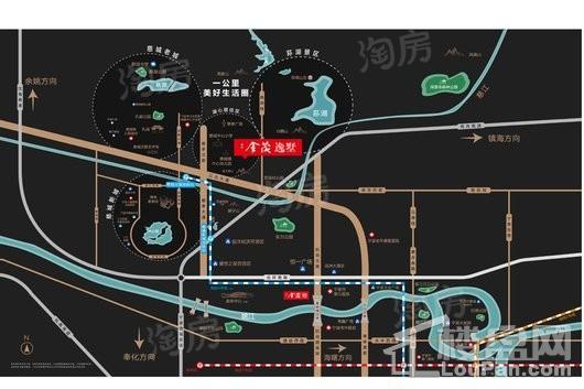 慈城金茂逸墅位置图