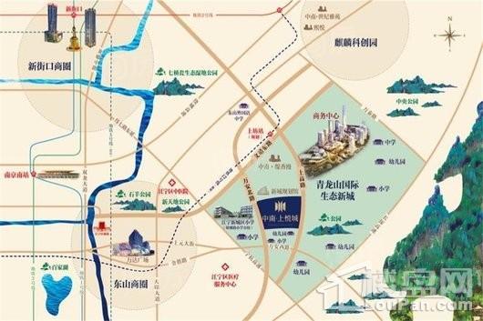中南·上悦城位置图