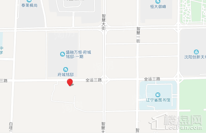府城名著位置图