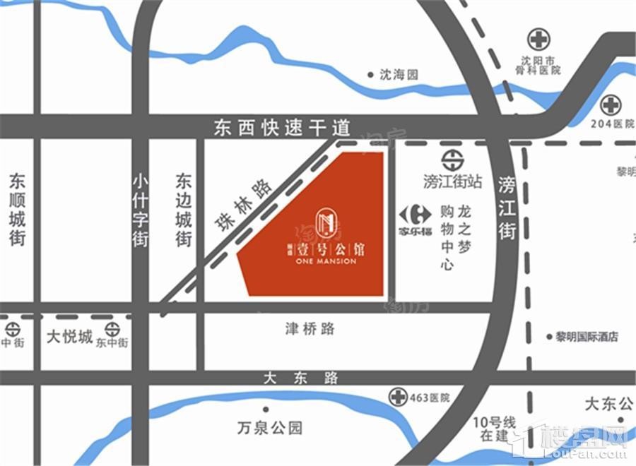 颐盛壹号公馆位置图