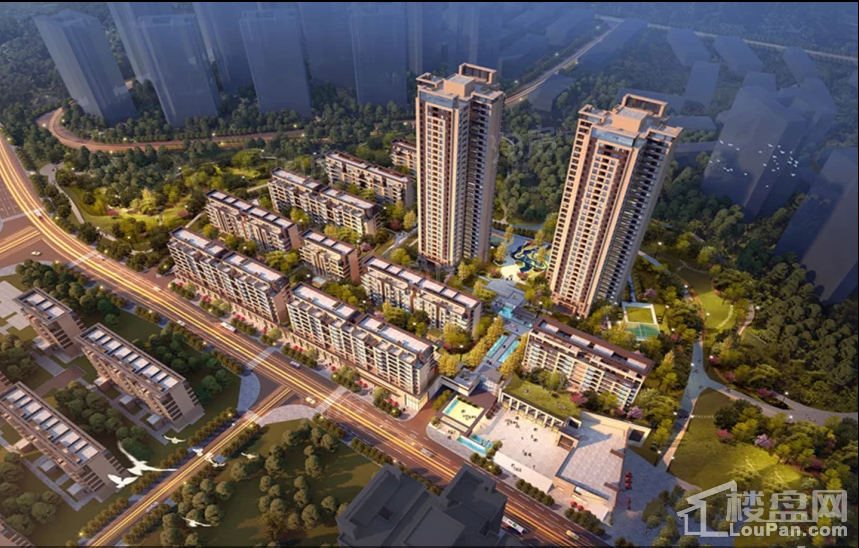 华润置地澜山望效果图