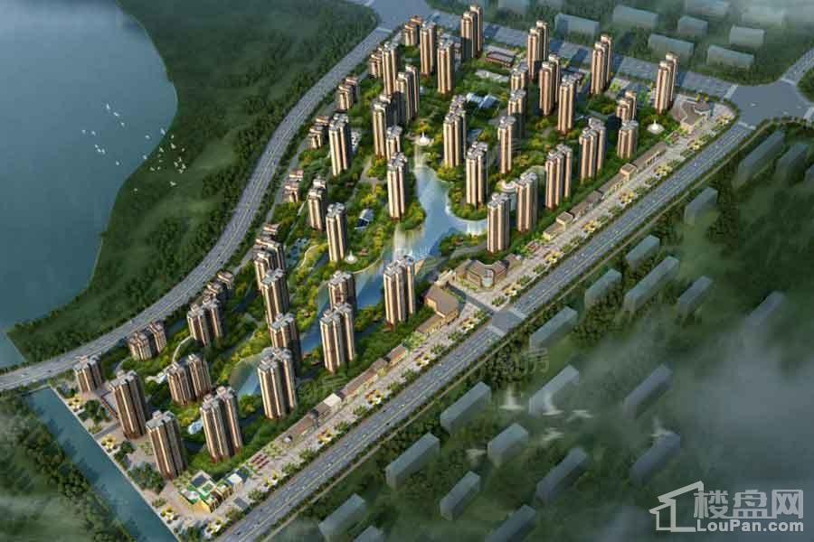 荣盛坤湖郦舍效果图