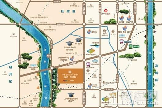中梁·壹号院位置图