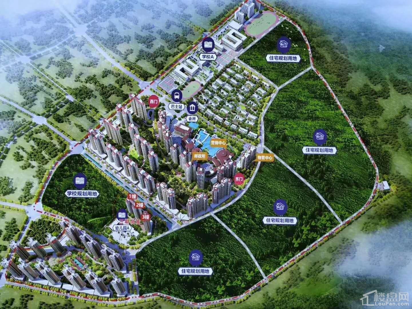惠阳雅居乐花园配套图