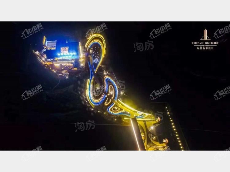 万科翡翠滨江实景图