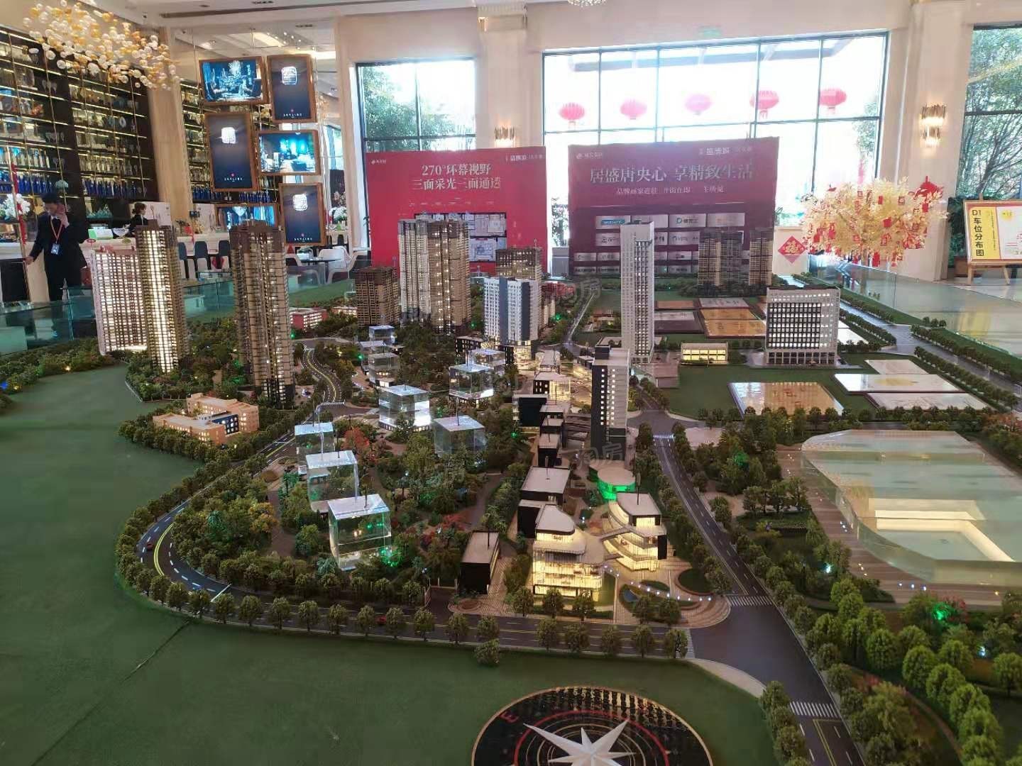 俊发盛唐城实景图