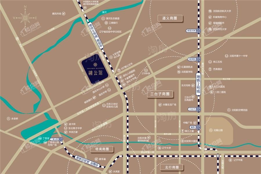 融创融公馆位置图