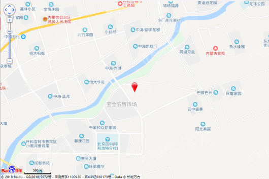 中实·玺樾府位置图