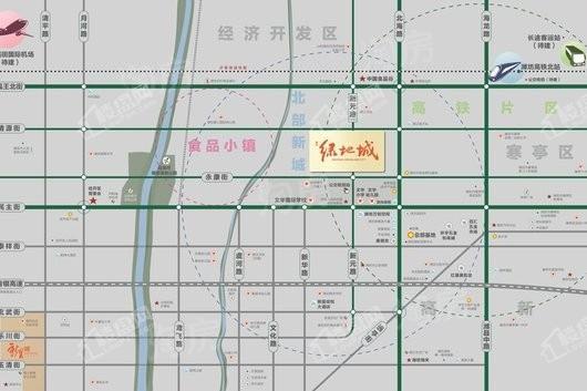 绿地城位置图