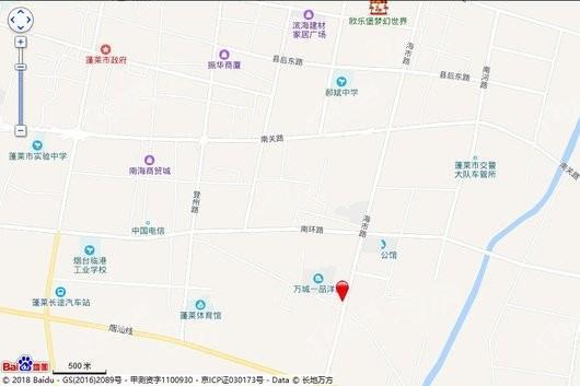 万城一品洋房二期位置图