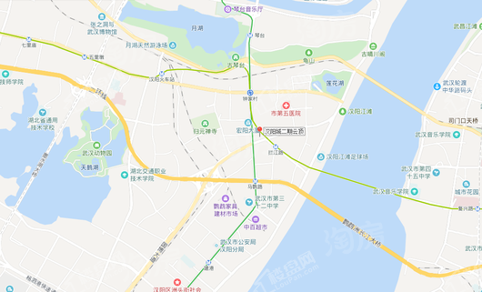 汉阳城二期云顶位置图