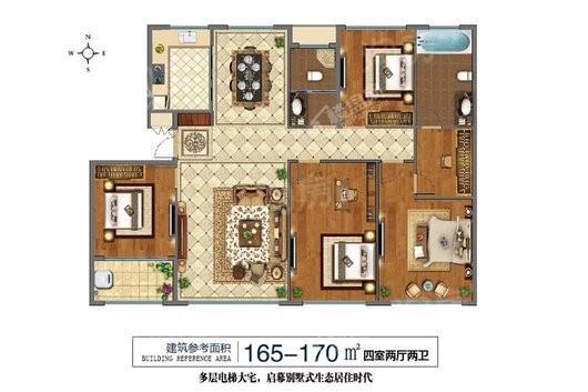 汉唐公馆4室2厅2卫