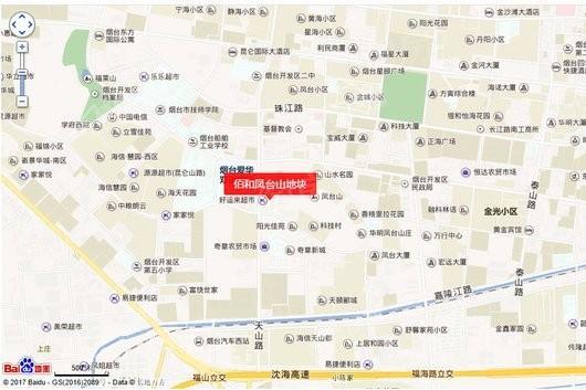 佰和凤台山地块位置图