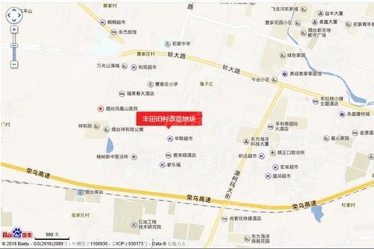 丰田旧村改造地块位置图